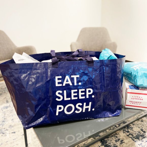 Poshmark Handbags - Oversized Double Handle Tote